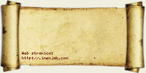 Tadej Kanić vizit kartica